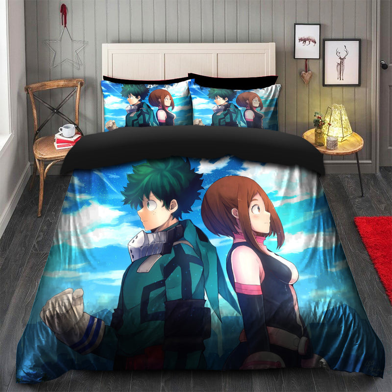 Boku No Hero Academia Couple Anime Bedding Set Duvet Cover And 2 Pillowcases Nearkii