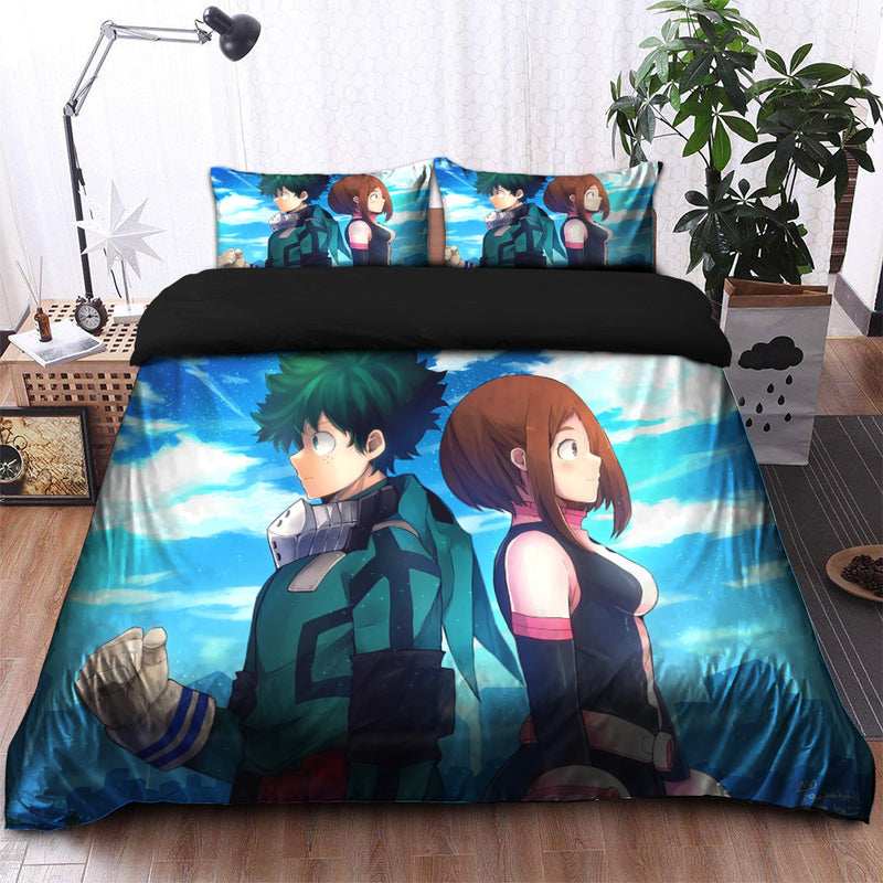 Boku No Hero Academia Couple Anime Bedding Set Duvet Cover And 2 Pillowcases Nearkii