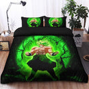 Dragon Ball Broly Moonlight Bedding Set Duvet Cover And 2 Pillowcases Nearkii