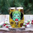 Bulbapedia Pokemon Sunflower Zipper Wine Tumbler Nearkii