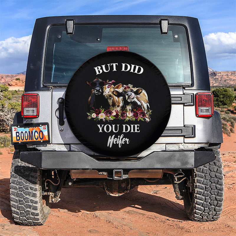 But Heifer, Farm Animals, Covid Camping Car Spare Tire Cover Gift For Campers Nearkii