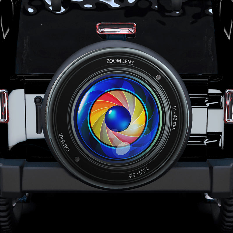 Camera Zoom Len Spare Tire Covers Gift For Campers Nearkii