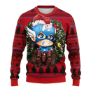 Captain America Cute Noel Mc Ugly Christmas Sweater Thanksgiving Gift Nearkii
