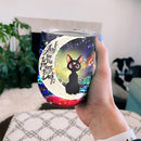 Cat Ghibli Jji Anime Love You To Moon And Back Premium Wine Tumbler Nearkii