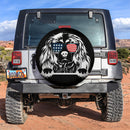 Cavalier King Charles Spaniel Dog US Flag Glasses Jeep Car Spare Tire Covers Gift For Campers Nearkii