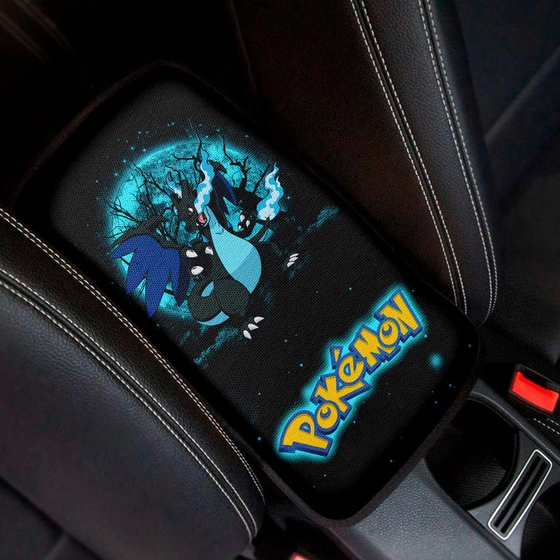 Charizard Mega X Moonlight Premium Custom Armrest Center Console Cover Car Accessories Nearkii