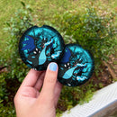 Charizard Mega X Moonlight Halloween Car Coasters Auto Cup Holder