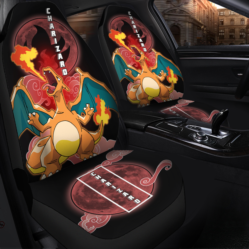 Custom Pokemon Charizard Anime Car Seat Covers Nearkii