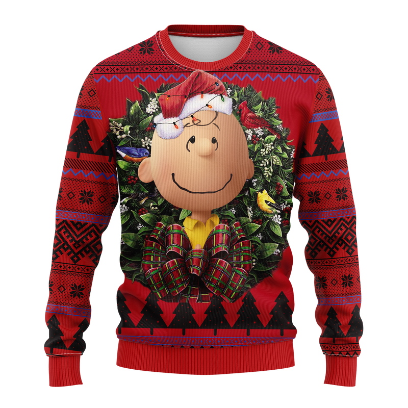 Charlie Brown Snoopy Noel Mc Ugly Christmas Sweater Thanksgiving Gift Nearkii