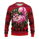 Cheshire Cat Alice In Wonderland 2 Noel Mc Ugly Christmas Sweater Thanksgiving Gift Nearkii