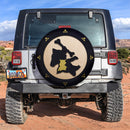 Cubone Pokemon Evolution Wood Car Spare Tire Covers Gift For Campers Nearkii