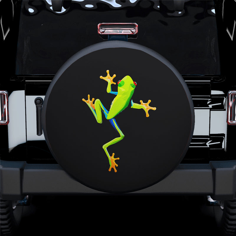Cute Green Frog Spare Tire Covers Gift For Campers Nearkii
