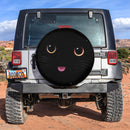 Cute Cat Face Star Car Spare Tire Covers Gift For Campers Nearkii