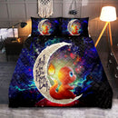 Cute Charmander Pokemon Love You To The Moon Galaxy Quilt Bed Sets Nearkii