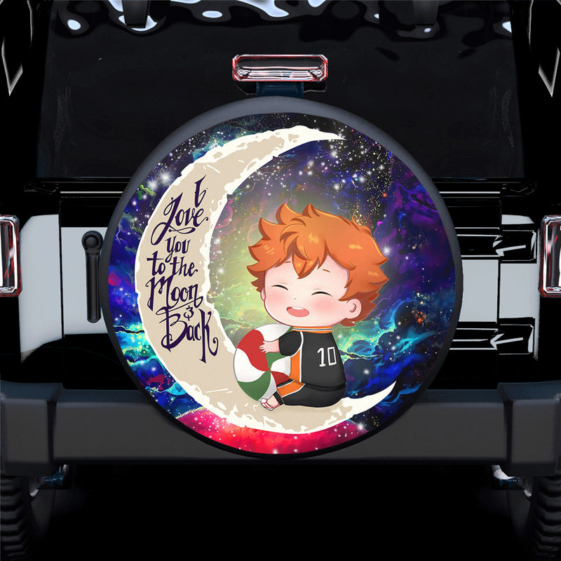 Cute Hinata Haikyuu Love You To The Moon Galaxy Spare Tire Covers Gift For Campers Nearkii