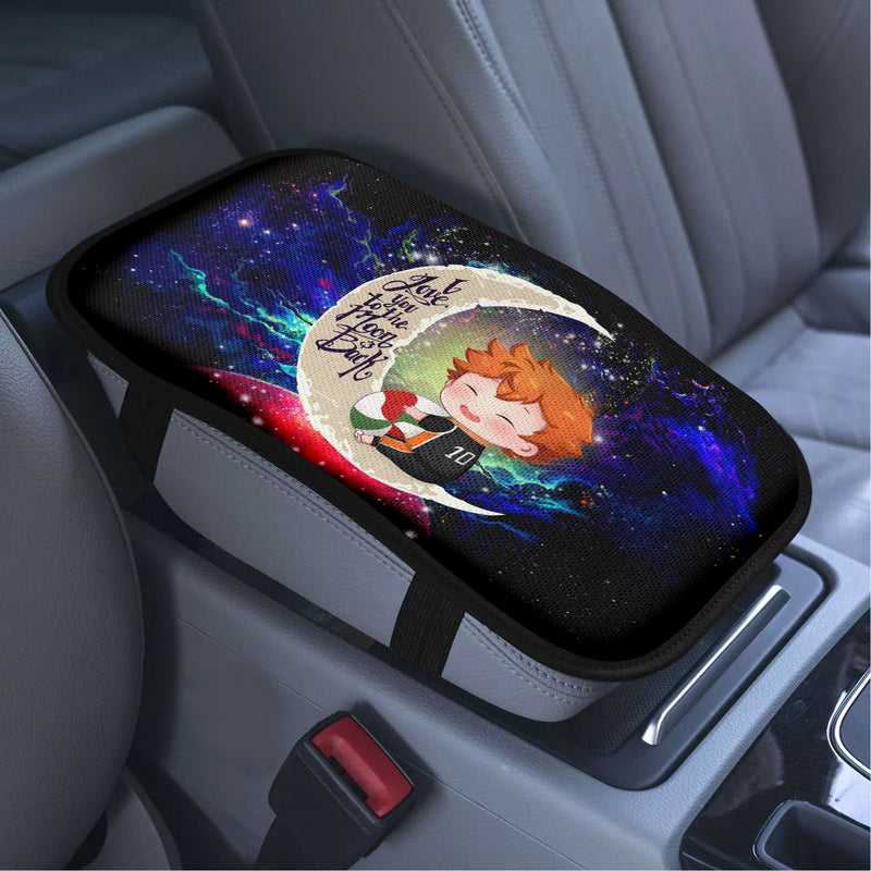 Cute Hinata Haikyuu Love To Moon Back Galaxy Premium Custom Armrest Center Console Cover Car Accessories Nearkii