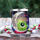 Cute Mike Monster Inc Love You To Moon And Back Premium Wine Tumbler Nearkii