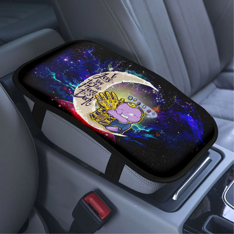 Cute Thanos Love To Moon Back Galaxy Premium Custom Armrest Center Console Cover Car Accessories Nearkii