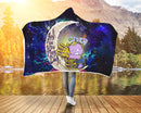 Cute Thanos Love You To The Moon Galaxy Economy Hooded Blanket Nearkii
