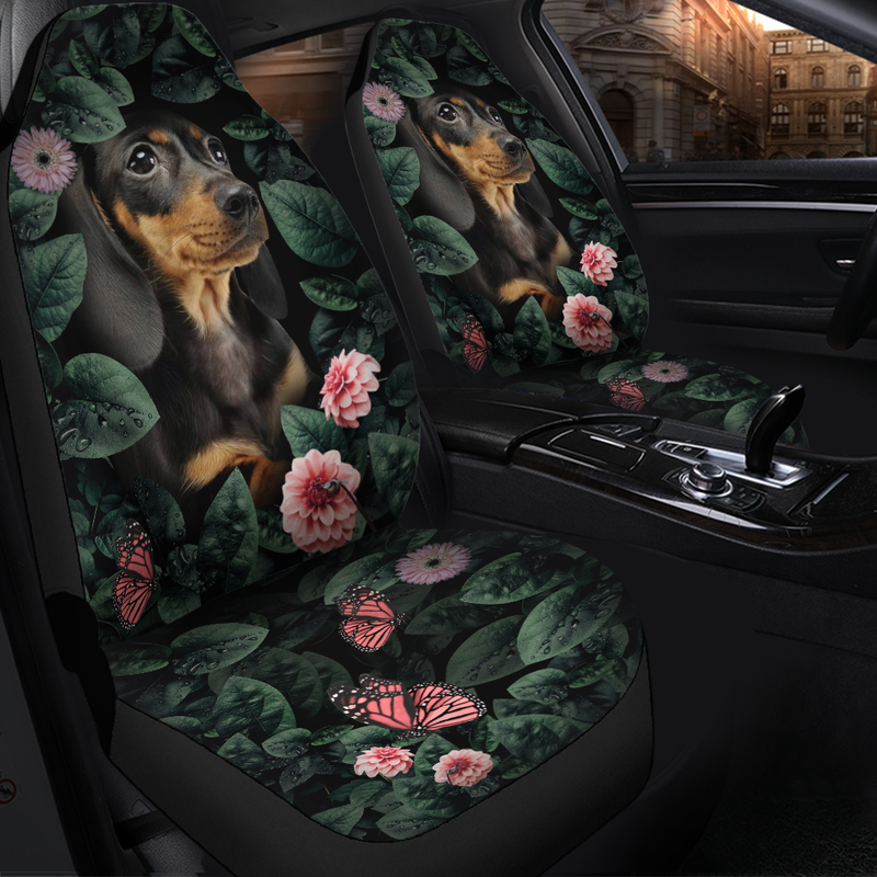 Dachshund HD Custom Car Seat Covers Nearkii