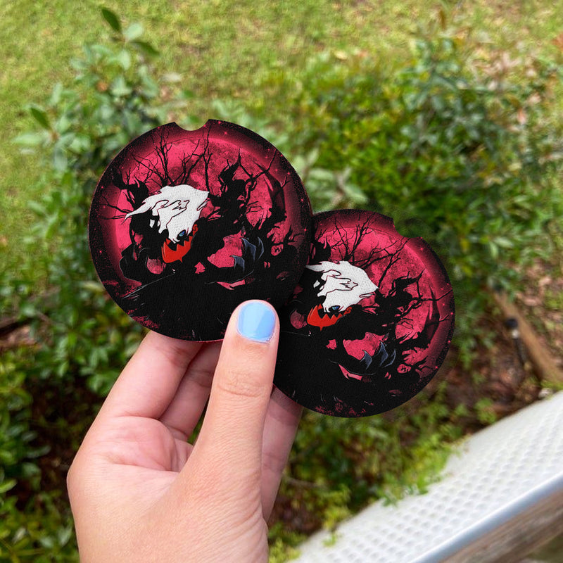 Darkrai Pokemon Moonlight Halloween Car Coasters Auto Cup Holder