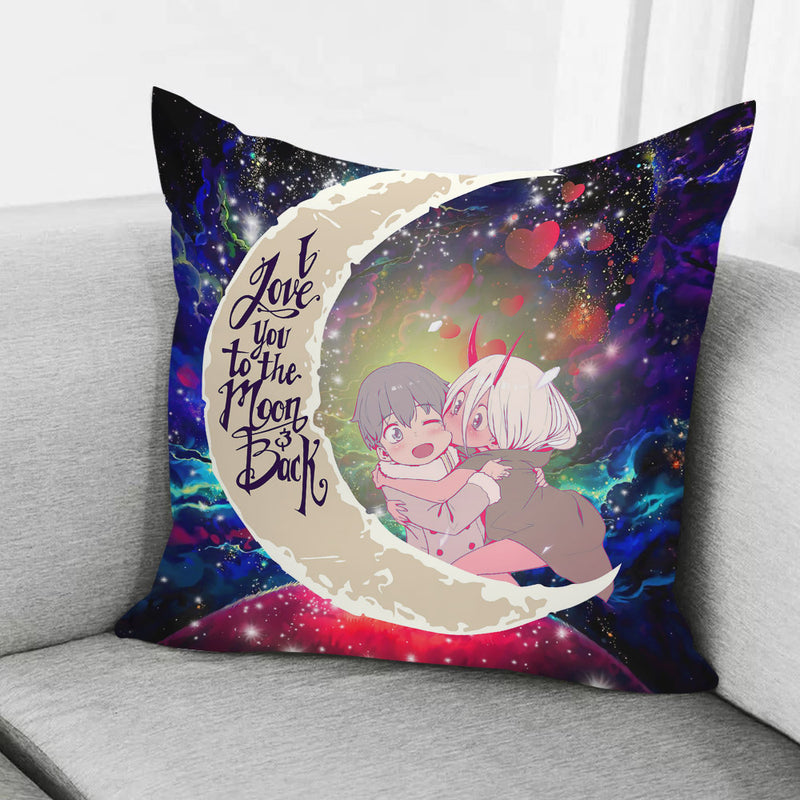 Darling In The Franxx Hiro And Zero Two Love You To The Moon Galaxy Pillowcase Room Decor Nearkii