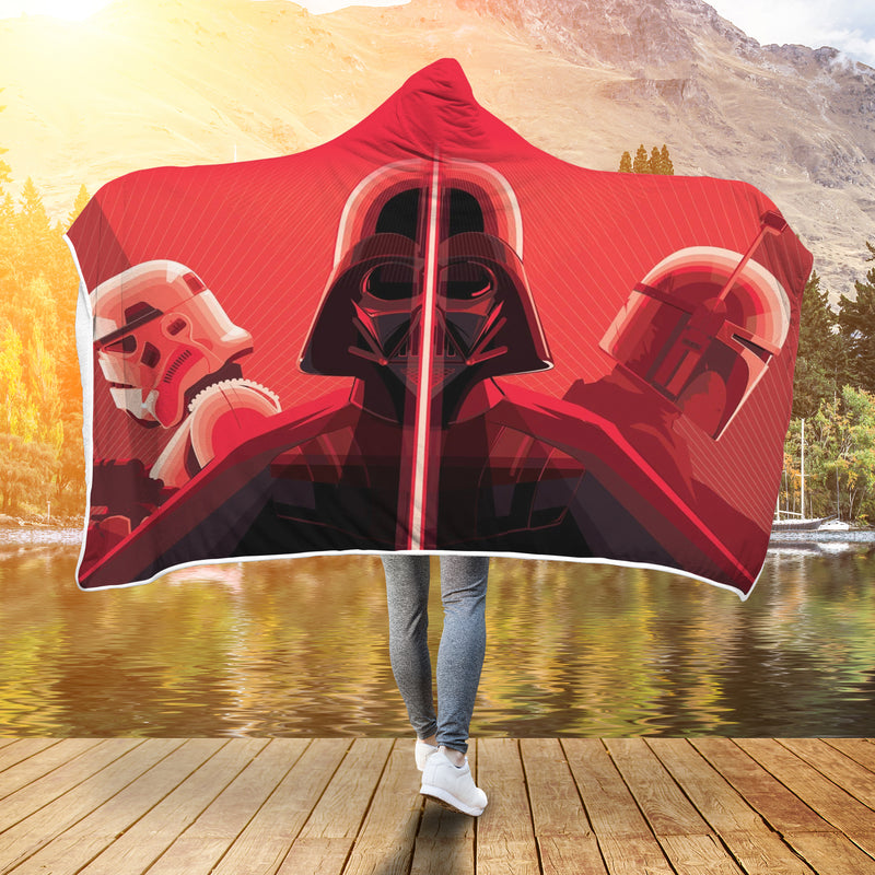 Darth Vader Stormtrooper Economy Hooded Blanket Nearkii