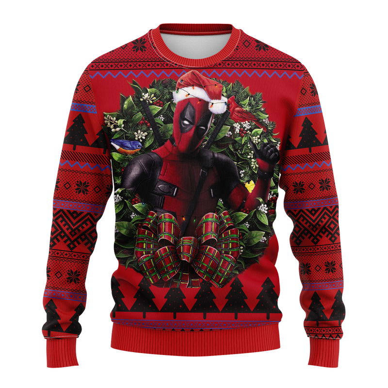 Deadpool Noel Mc Ugly Christmas Sweater Thanksgiving Gift Nearkii