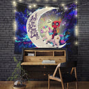 Deapool Avenger Moon And Back Galaxy Tapestry Room Decor Nearkii