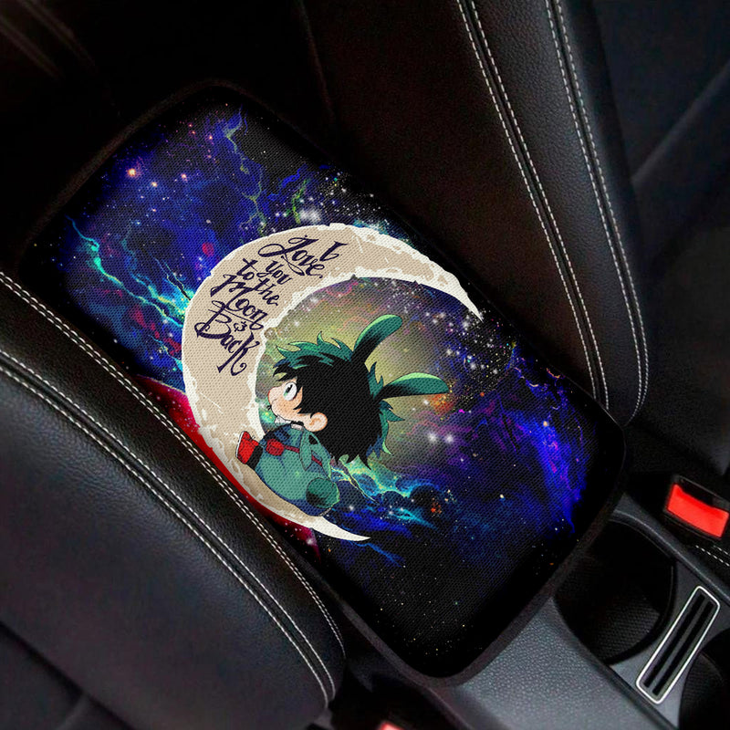 Deku My Hero Academia Anime Love To Moon Back Galaxy Premium Custom Armrest Center Console Cover Car Accessories Nearkii