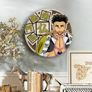 Demon Slayer Gyomei Anime Wood Wall Clock Nearkii