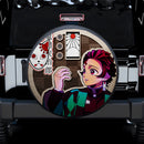 Demon Slayer Tanjiro Kamado Car Spare Tire Covers Gift For Campers Nearkii