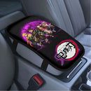 Demon Slayer Team Pink Moonlight Premium Custom Armrest Center Console Cover Car Accessories Nearkii