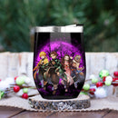 Demon Slayer Team Pink Love You To Moon And Back Premium Wine Tumbler Nearkii