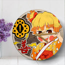 Demon Slayer Zenitsu Agatsuma Anime Wood Wall Clock Nearkii