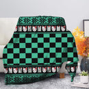 Demon Slayer Tanjiro Christmas Premium Blanket Nearkii