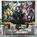Demon Slayer Team Tapestry Room Decor Nearkii