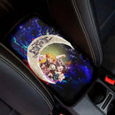 Demond Slayer Team Love To Moon Back Galaxy Premium Custom Armrest Center Console Cover Car Accessories Nearkii