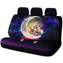 Demond Slayer Team Love You To The Moon Galaxy Premium Custom Car Back Seat Covers Decor Protectors Nearkii