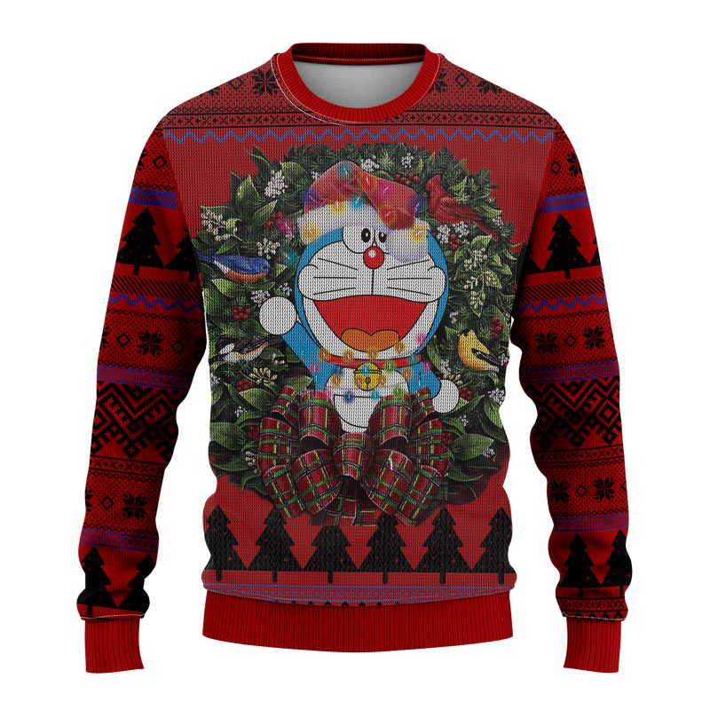 Doreamon Mc Ugly Christmas Sweater Thanksgiving Gift Nearkii