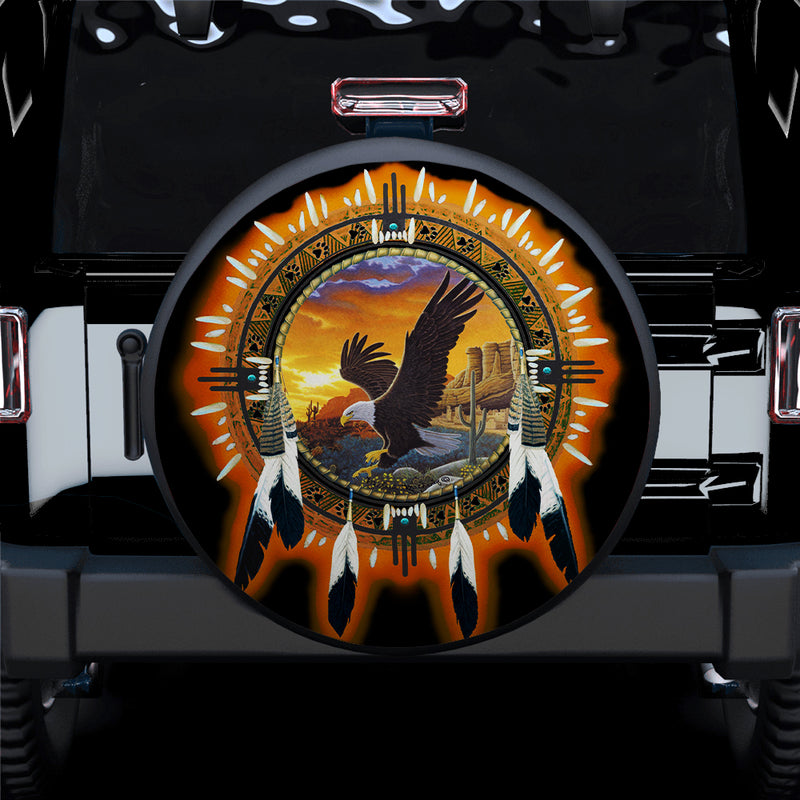 Eagle Car Spare Tire Covers Gift For Campers Nearkii