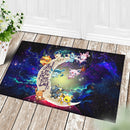 Eevee Evolution Pokemon Love You To The Moon Galaxy Back Doormat Home Decor Nearkii
