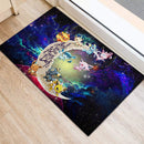 Eevee Evolution Pokemon Love You To The Moon Galaxy Back Doormat Home Decor Nearkii