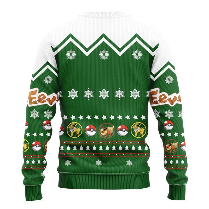 Eevee Pokemon Ugly Christmas Sweater Amazing Gift Idea Thanksgiving Gift Nearkii