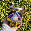 Eeyore Sunflower Zipper Wine Tumbler Nearkii
