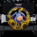 Eeyore Winnie The Pooh Sunflower Zipper Car Spare Tire Covers Gift For Campers Nearkii