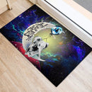 Elephant Love You To The Moon Galaxy Back Doormat Home Decor Nearkii