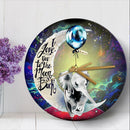 Elephant Love You To The Moon Galaxy Wood Wall Clock Nearkii