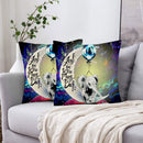 Elephant Love You To The Moon Galaxy Pillowcase Room Decor Nearkii