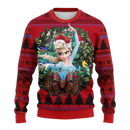 Elsa From Frozen Noel Mc Ugly Christmas Sweater Thanksgiving Gift Nearkii